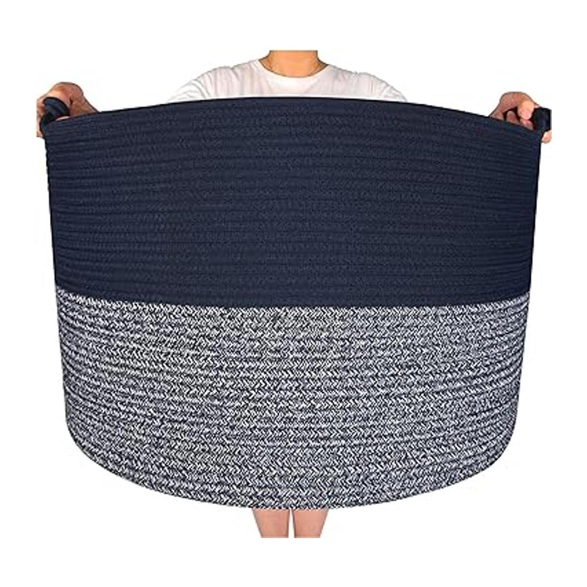 MINTWOOD Design XXXXLarge Canasta decorativa de cuerda de