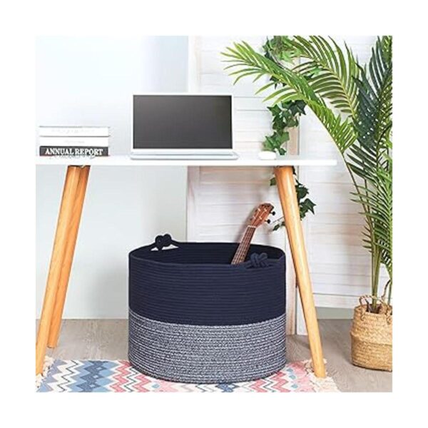 MINTWOOD Design XXXXLarge Canasta decorativa de cuerda de