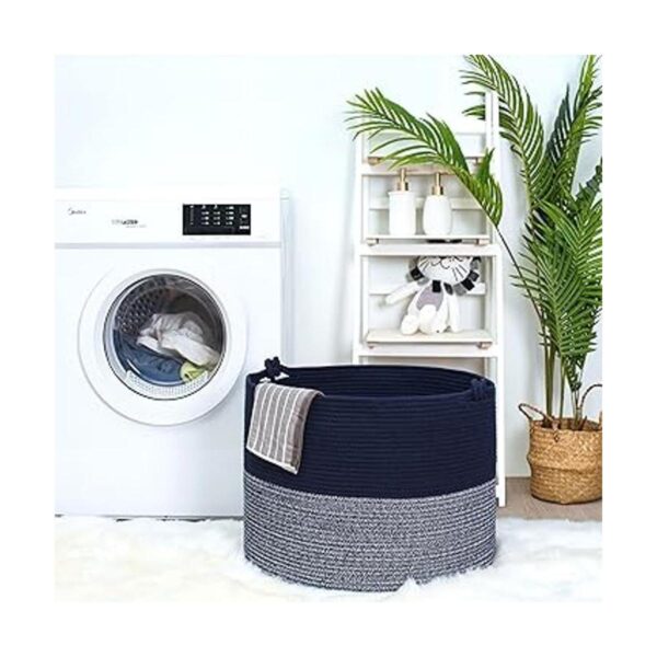 MINTWOOD Design XXXXLarge Canasta decorativa de cuerda de