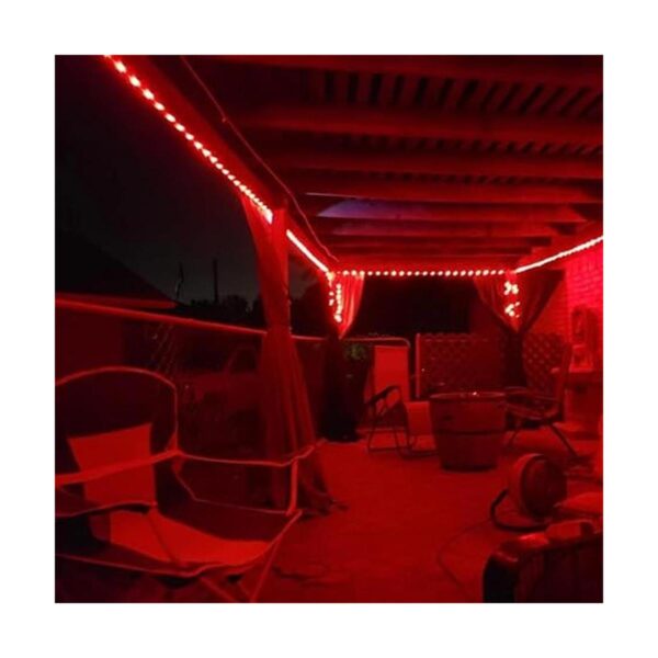 QITONG Luces solares rojas de Halloween paquete de 2_2