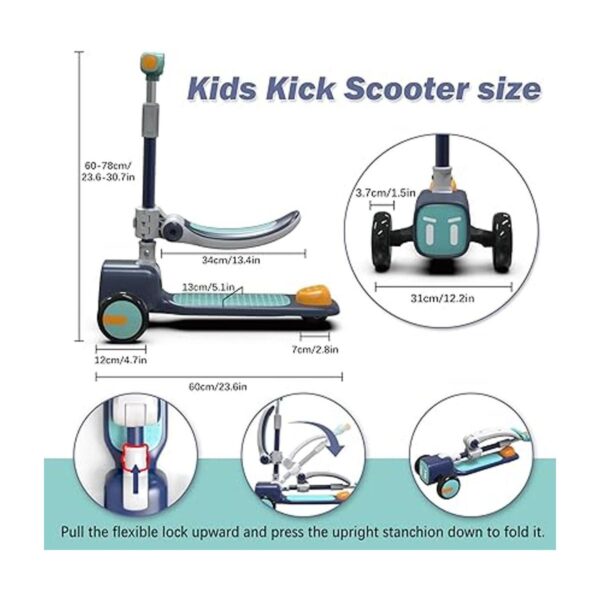 Patinetas irrompibles y nunca se caen 2 en 1 para niños y_4