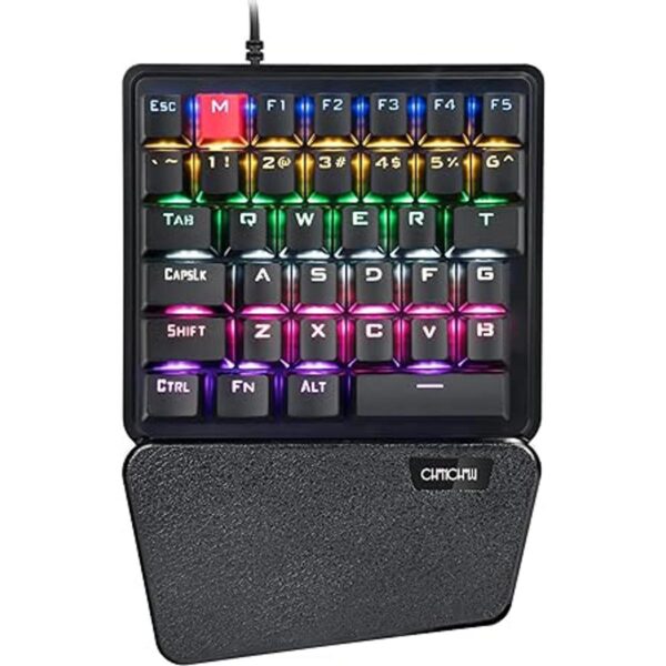 Teclado mecánico para juegos de una mano interruptor MX_1
