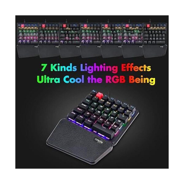 Teclado mecánico para juegos de una mano interruptor MX_4
