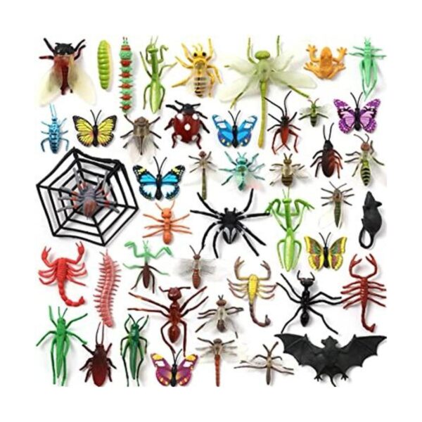 DOITEM Figuras de juguete de insectos para niños paquete_1