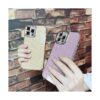 Fycyko Funda compatible con iPhone 11 con brillantina_4