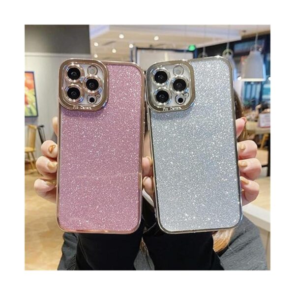 Fycyko Funda compatible con iPhone 11 con brillantina_3