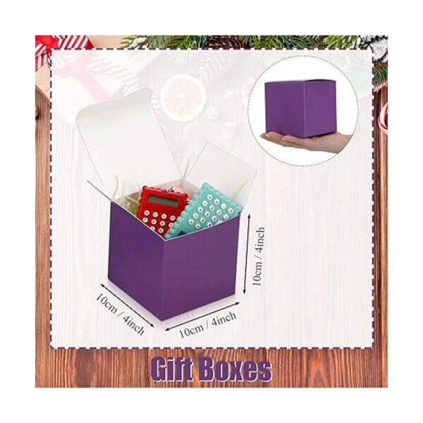Paquete de 48 cajas de regalo coloridas cajas de papel
