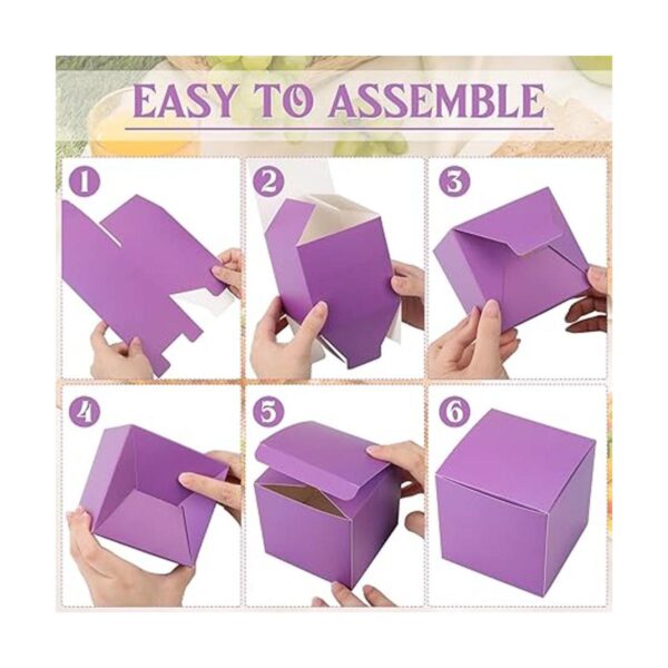 Paquete de 48 cajas de regalo coloridas cajas de papel
