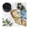 FINGERINSPIRE Cinta elástica de lentejuelas de 5.5 yardas