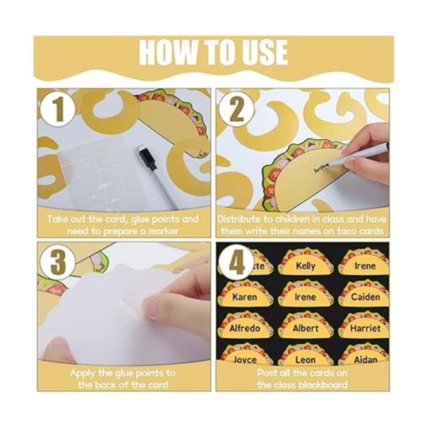 Taco Bout a Great Class Cutout con 48 recortes de taco