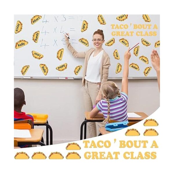 Taco Bout a Great Class Cutout con 48 recortes de taco
