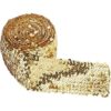 FINGERINSPIRE Cinta elástica de lentejuelas de 5.5 yardas