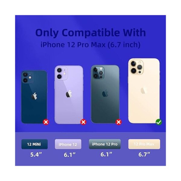 K TOMOTO Funda para iPhone 12 Pro Max de 6.7 pulgadas de_2