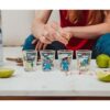Disney Lilo Stitch Beach Day Mini vasos de cristal de