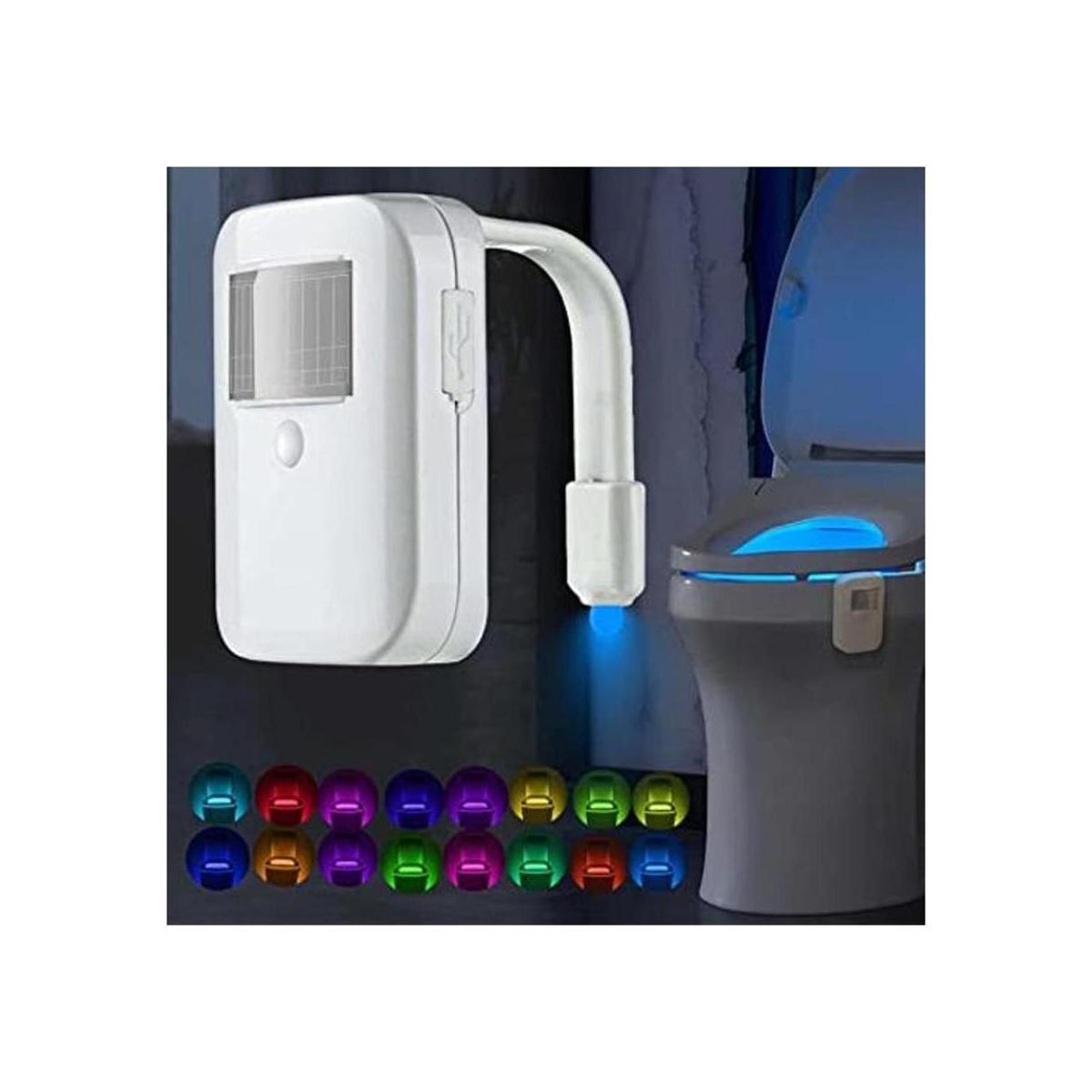Aomofun Luz nocturna recargable para inodoro luz LED
