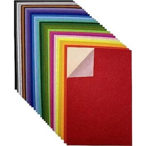HellooColor 30 hojas adhesivas de tela de fieltro para_1