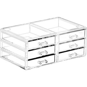Organizador de maquillaje apilable de 6 cajones_1