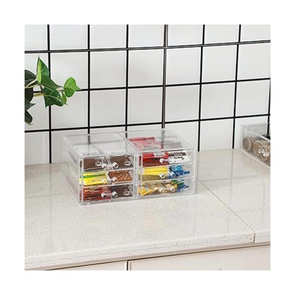 Organizador de maquillaje apilable de 6 cajones_6