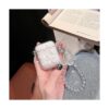 Srddty Funda compatible con AirPods con bonito brillo_2