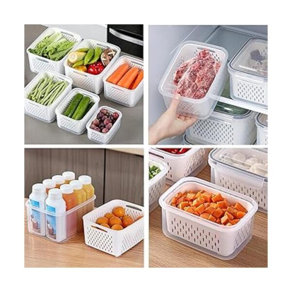 Juego de 3 recipientes de almacenamiento de alimentos para_6