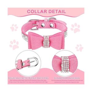 Collar de perro de 9 piezas de diamantes de imitación