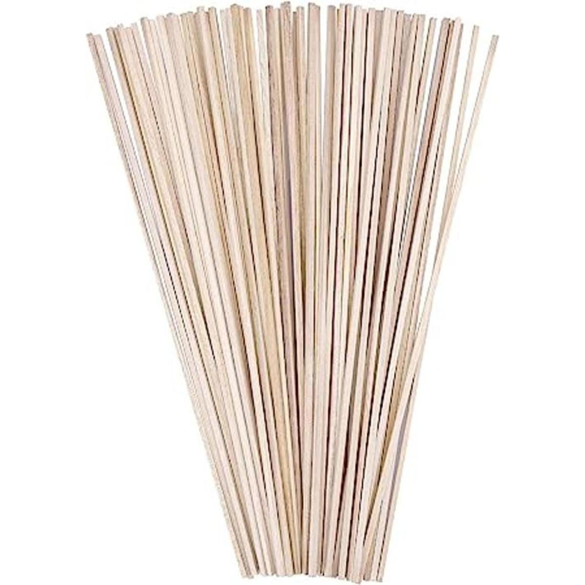 SAVITA 60 varillas de madera para manualidades tiras