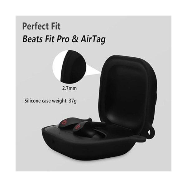 Geiomoo Funda de silicona 2 en 1 compatible con Beats Fit_2