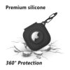 Geiomoo Funda de silicona 2 en 1 compatible con Beats Fit_3