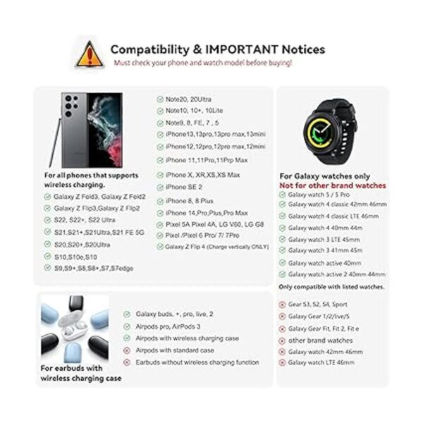 Cargador inalámbrico para Samsung Galaxy S22 Ultra_2