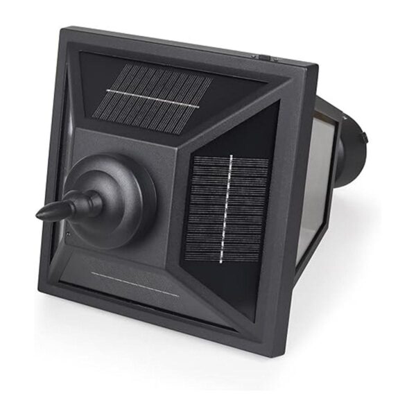 Kemeco Luz solar para poste ST4334Q de metal brillante_3