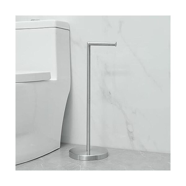 BATHLAVISH Free Standing Toilet Paper Holder Stand
