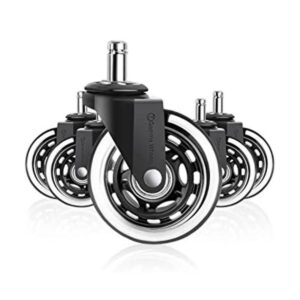 Gamma Ruedas para silla de oficina color negro paquete_1