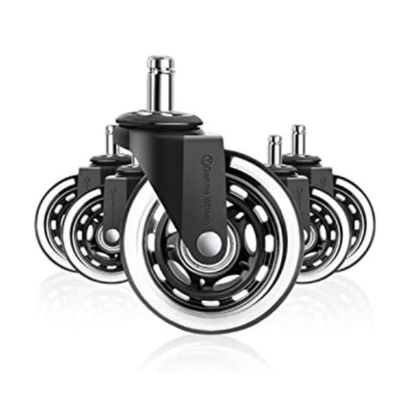 Gamma Ruedas para silla de oficina color negro paquete_1