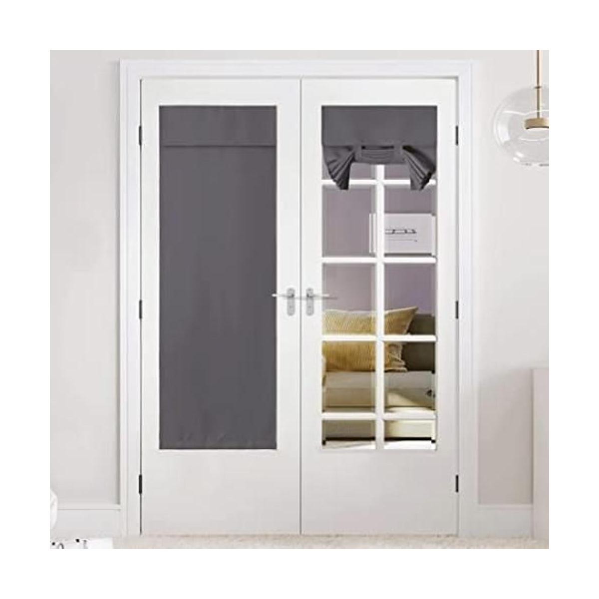 NICETOWN Cortina opaca para puerta con aislamiento