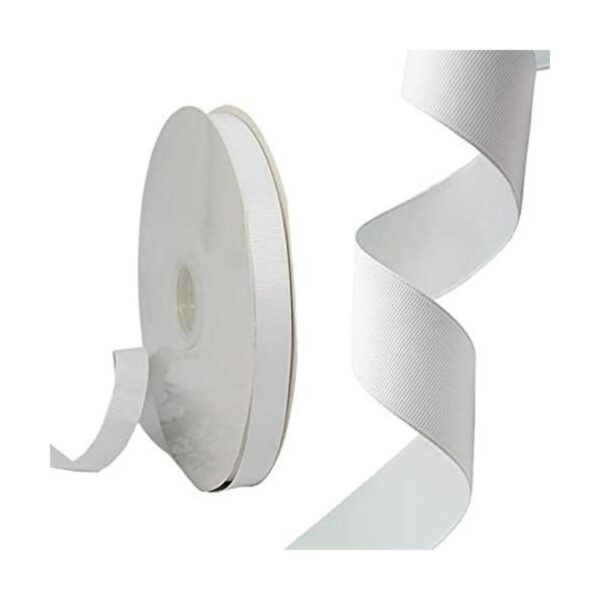 Cinta de grogrén blanco de 58 pulgadas x 100 yardas_1