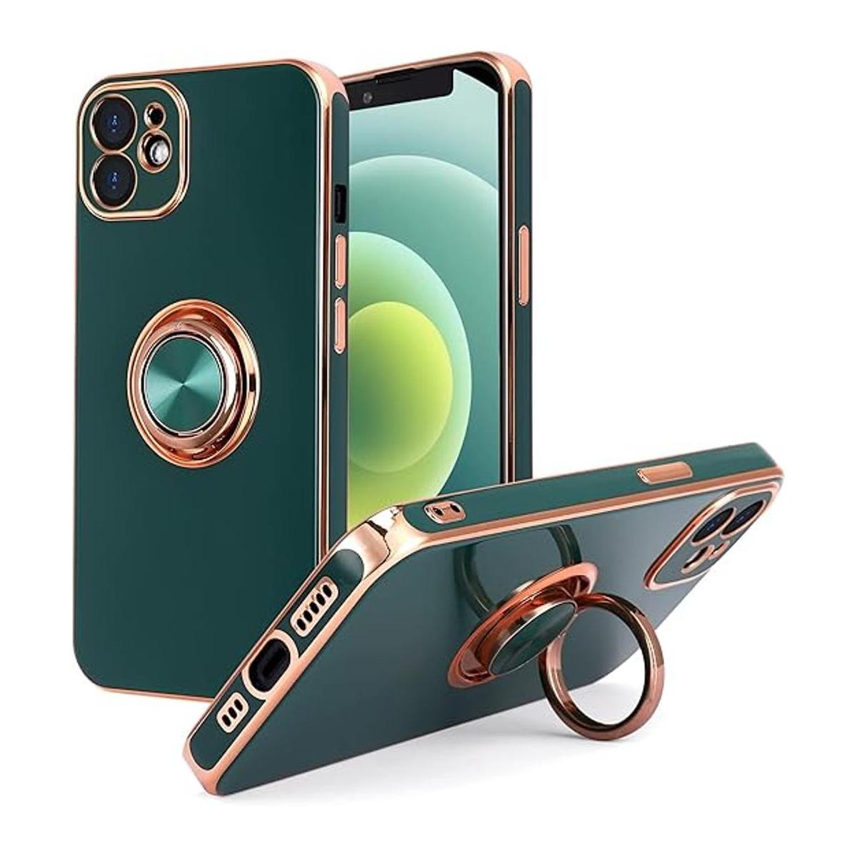 DOGODON Diseño para iPhone 12 soporte de anillo giratorio