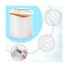 Paxcoo Cuerda de pulsera elástica de 2 rollos para