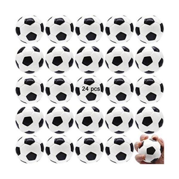 Paquete de 24 mini bolas deportivas de espuma fútbol de