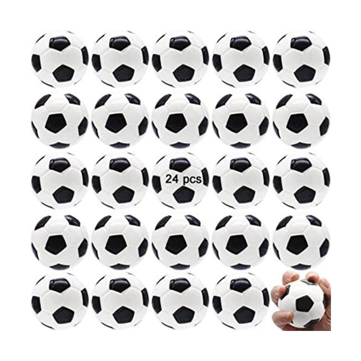 Paquete de 24 mini bolas deportivas de espuma fútbol de