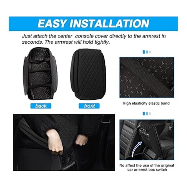 FIILINES Funda protectora para consola central para Ford_4