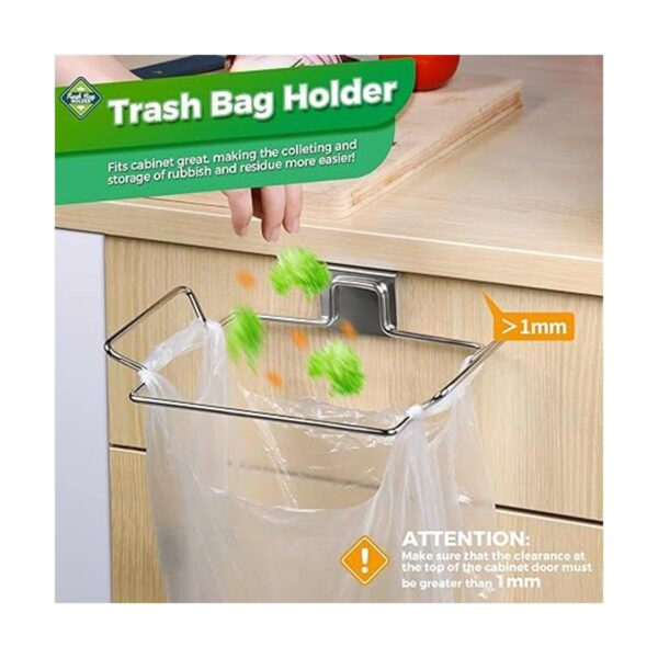 HNYYZL Soporte para bolsa de basura 2 piezas para puerta