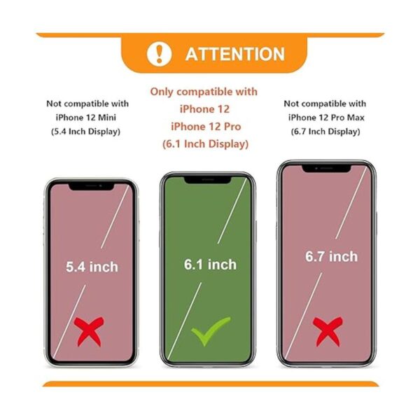 Bocasal Funda tipo cartera cruzada para iPhone 1212 Pro_2