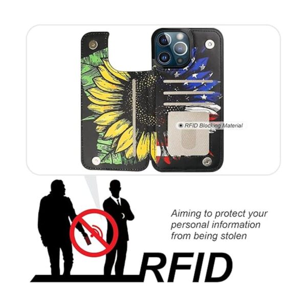 HAOPINSH Compatible con iPhone 13 Pro Max Funda tipo_4