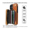 Bocasal Funda tipo cartera cruzada para iPhone 1212 Pro_4