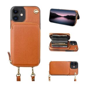 Bocasal Funda tipo cartera cruzada para iPhone 1212 Pro_1