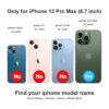 HAOPINSH Compatible con iPhone 13 Pro Max Funda tipo_2
