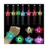 Paquete de 25 pulseras giratorias con luz LED recuerdos_1