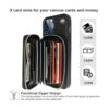 Bocasal Funda tipo cartera cruzada para iPhone 13 Pro_4