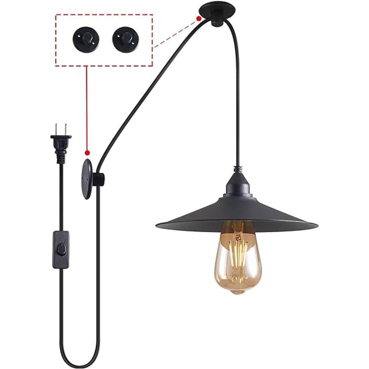 MA6006 Lámpara colgante con cable de enchufe