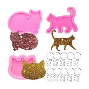 Kit de moldes de resina epoxi de 33 piezas bonitos moldes